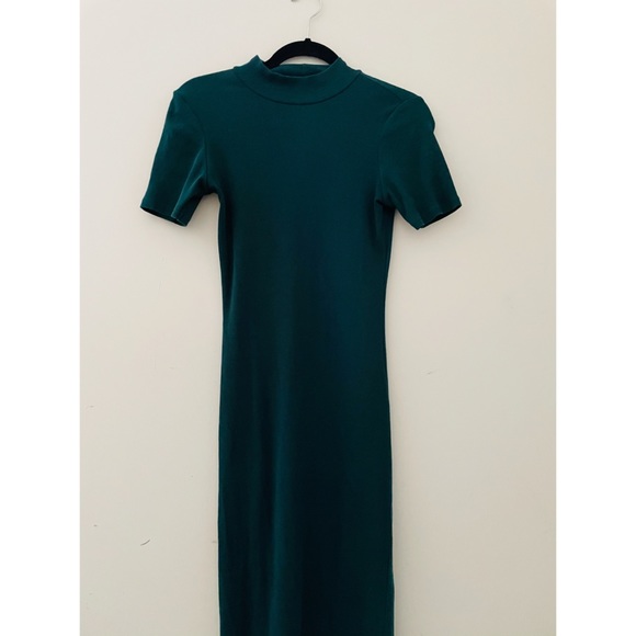 Zara cotton midi bodycon dress - Picture 1 of 2